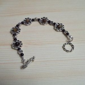 Celtic Tiger eye Toggle Bracelet